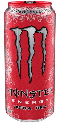 MONSTER Energy Ultra Red lattina cl.500