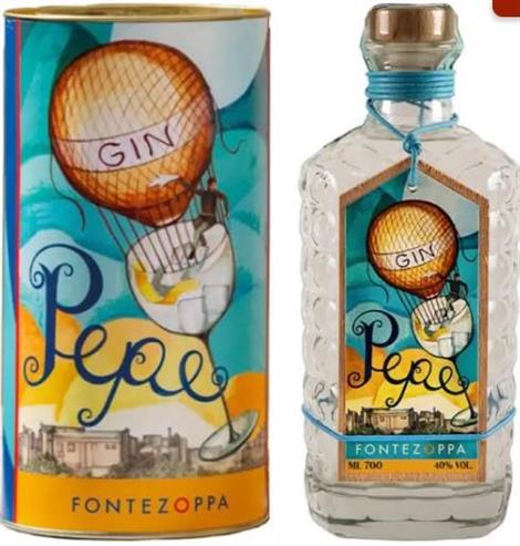 Gin Fontezoppa Pepe 40% 70cl ASTUCCIATO