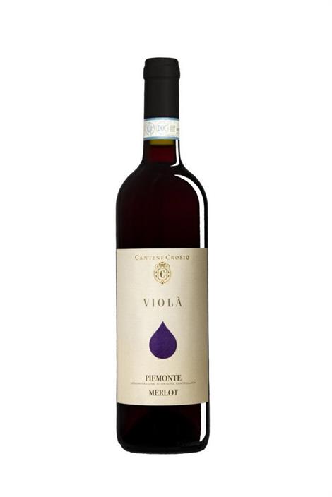 Piemonte Merlot “Violà 2023 DOC CANTINE CROSIO cl.75