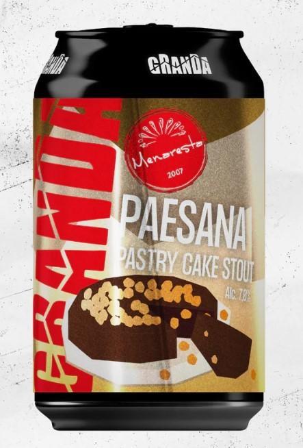Birra Paesana Menaresta BIRRIFICIO DELLA GRANDA cl.33 Lattina