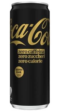 COKE ZERO Caff. ZERO Zucch. ZERO Calorie cl.33x24 Lattina