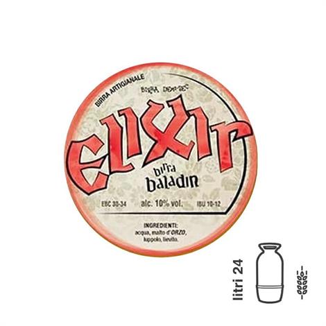 Birra Elixir BALADIN lt.24 Fusto Plastica Key Keg con sacca