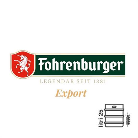 Birra Export 1881 FOHRENBURGER lt.25 Fusto a Rendere